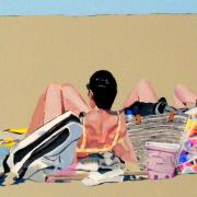 Plage au panier d'osier