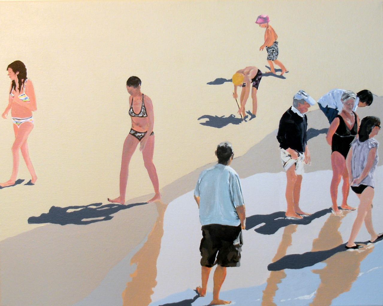 Plage à la pelle